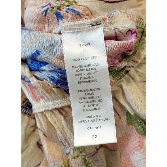 Floral Wrap Blouse - Multicolor - Picture 5 of 6